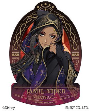 迪士尼扭曲樂園 「Jamil Viper」行李箱 貼紙 3 Travel Sticker 3 13 Jamil Viper【Disney Twisted Wonderland】
