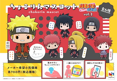 火影忍者系列 Chokorin 角色擺設 Vol.2 (6 個入) Chokorin Mascot Vol. 2 (6 Pieces)【Naruto】