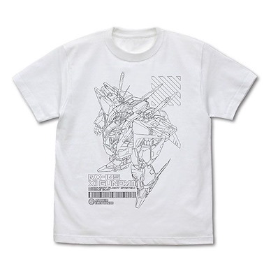 機動戰士高達系列 (細碼)「RX-105 Ξ高達」白色 T-Shirt Xi Gundam T-Shirt /WHITE-S【Mobile Suit Gundam Series】