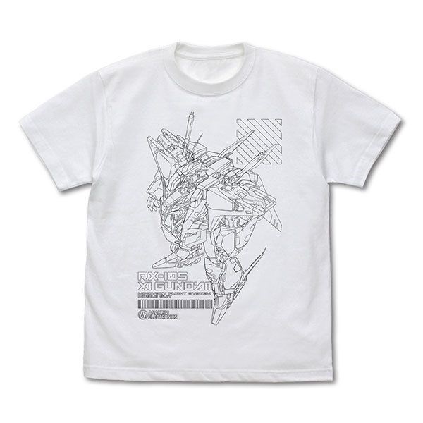 機動戰士高達系列 : 日版 (細碼)「RX-105 Ξ高達」白色 T-Shirt