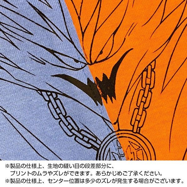 勇者鬥惡龍系列 : 日版 (大碼)「冰炎將軍」粉藍×橙 T-Shirt