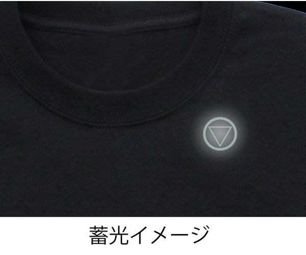 Vivy -Fluorite Eye's Song- : 日版 (加大)「AI」夜光 黑色 T-Shirt