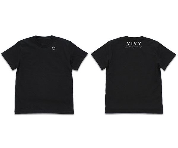 Vivy -Fluorite Eye's Song- : 日版 (細碼)「AI」夜光 黑色 T-Shirt