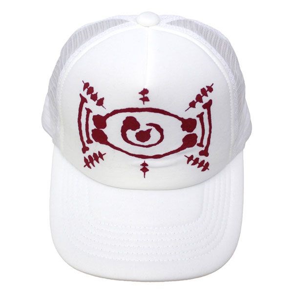 鬼滅之刃 : 日版 「愈史郎」血鬼術の札 白色 Cap帽