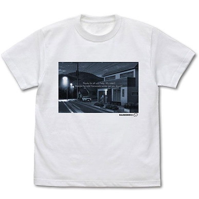 搖曳露營△ (中碼)「來自撫子的禮物」白色 T-Shirt A Present From Nadeshiko T-Shirt /WHITE-M【Laid-Back Camp】