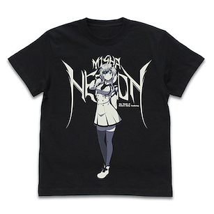 魔王學院的不適任者 史上最強的魔王始祖，轉生就讀子孫們的學校 (大碼)「米夏」黑色 T-Shirt Misha Necron T-Shirt /BLACK-L【The Misfit of Demon King Academy】