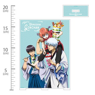 銀魂 「志村新八 + 坂田銀時 + 神樂」亞克力企牌 (大) Gintoki & Shinpachi & Kagura's Yorozuya Gin-chan Acrylic Stand (Large)【Gin Tama】