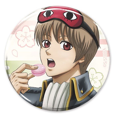 銀魂 「沖田總悟」櫻馬卡龍 & Tabasco 65mm 徽章 Sougo Okita 65mm Can Badge Sakura Macaron -with a hint of tabasco- Ver.【Gin Tama】