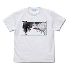 偶像大師 閃耀色彩 : 日版 (細碼)「樋口円香」DA･KA･RA 白色 T-Shirt