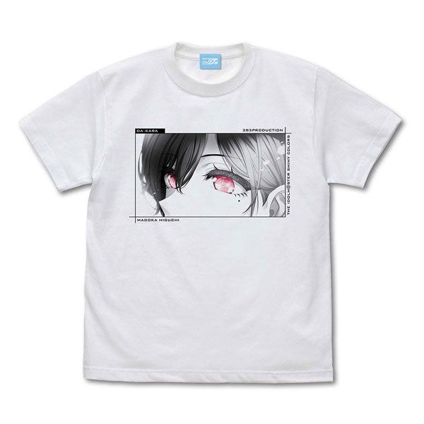 偶像大師 閃耀色彩 : 日版 (加大)「樋口円香」DA･KA･RA 白色 T-Shirt