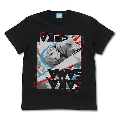 偶像大師 閃耀色彩 (加大)「芹澤朝陽」さかさま世界 黑色 T-Shirt [Upside-Down World] Asahi Serizawa T-Shirt /BLACK-XL【The Idolm@ster Shiny Colors】