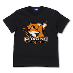 我們的雨色協議 (大碼)「FOX ONE」黑色 T-Shirt TV Anime FOX ONE T-Shirt /BLACK-L【Protocol: Rain】