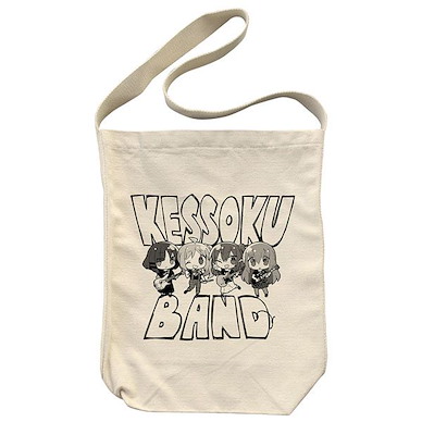 孤獨搖滾 「團結Band」米白 肩提袋 Anime Kessoku Band Shoulder Tote Bag /NATURAL【Bocchi the Rock!】