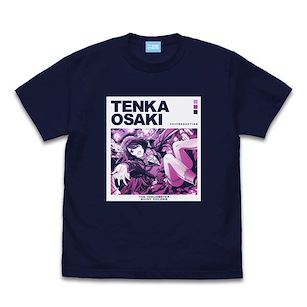 偶像大師 閃耀色彩 (加大)「大崎甜花」四夜一夜物語 深藍色 T-Shirt [Yotsuya Ichiya Monogatari] Tenka Osaki T-Shirt /NAVY-XL【The Idolm@ster Shiny Colors】