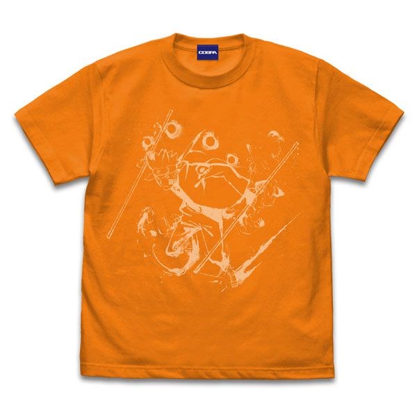 火影忍者系列 : 日版 (細碼)「漩渦鳴人」墨繪 Ver. 橙色 T-Shirt