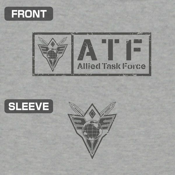 勇氣爆發Bang Bravern : 日版 (細碼)「聯合特別部隊 (ATF)」混合灰色 T-Shirt