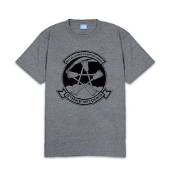 強襲魔女系列 : 日版 (加大)「第501統合戰鬥航空團」混合灰色 厚料 T-Shirt