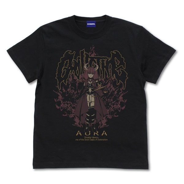 葬送的芙莉蓮 : 日版 (中碼)「阿烏拉」黑色 T-Shirt