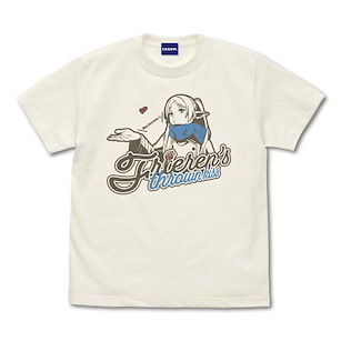 葬送的芙莉蓮 (加大)「芙莉蓮」飛吻 香草白 T-Shirt Frieren Blowing a Kiss T-Shirt /VANILLA WHITE-XL【Frieren】