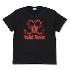 LoveLive! Sunshine!! (大碼)「Saint Snow」霓虹燈 Style 黑色 T-Shirt Saint Snow Neon Sign Logo T-Shirt /BLACK-L【Love Live! Sunshine!!】