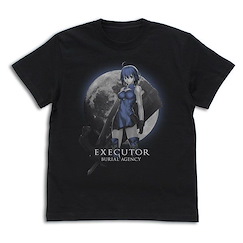 月姬 (加大)「希耶爾」埋葬機關第七位 黑色 T-Shirt A piece of blue glass moon 7th Member of the Burial Agency Ciel T-Shirt /BLACK-XL【Tsukihime】