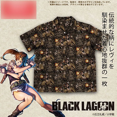 黑礁 (中碼)「萊薇」2024MODEL 夏威夷恤 Black Lagoon Aloha Shirt 2024MODEL/M【Black Lagoon】