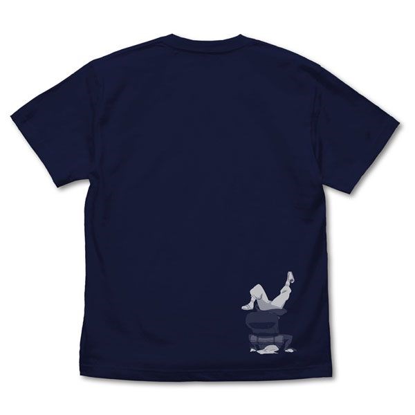 迷宮飯 : 日版 (大碼)「瑪露希爾」深藍色 T-Shirt