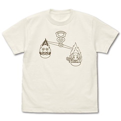 葬送的芙莉蓮 : 日版 (中碼)「芙莉蓮 + 阿烏拉」服従の天秤 香草白 T-Shirt