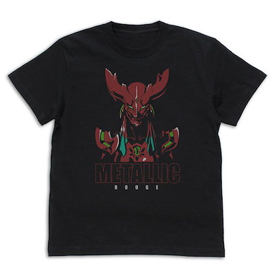 金屬口紅 (細碼)「METAL ROUGE」黑色 T-Shirt Metal Rouge T-Shirt /BLACK-S【Metallic Rouge】
