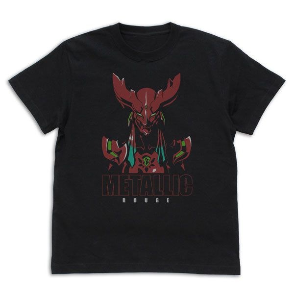 金屬口紅 : 日版 (加大)「METAL ROUGE」黑色 T-Shirt