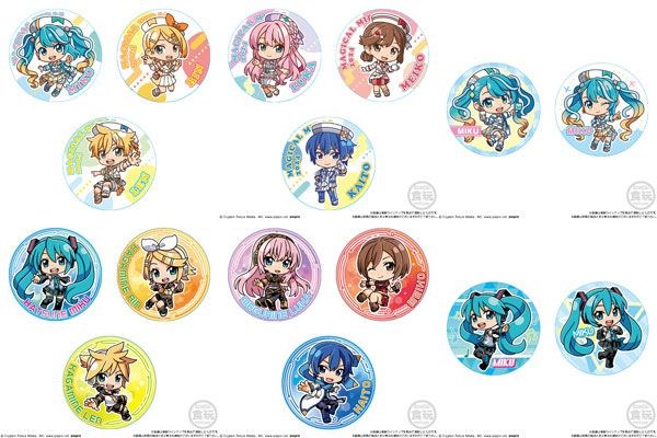VOCALOID系列 : 日版 CAN BADGE COLLECTION 神奇未來 2024 (14 個入)