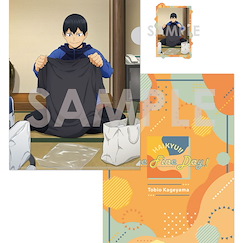 排球少年!! 「影山飛雄」-One Fine Day！- A4 文件套 + 貼紙 Clear File & Die-cut Sticker Set -One Fine Day!- 2 Kageyama Tobio【Haikyu!!】