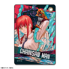 鏈鋸人 「電次 + 瑪奇瑪」皮革 證件套 Leather Pass Case Design 04 (Denji & Makima)【Chainsaw Man】