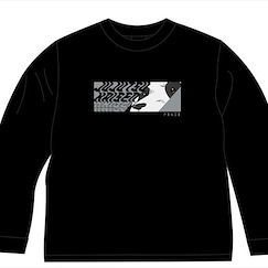 咒術迴戰 : 日版 (大碼)「胖達」新插圖 黑色 長袖 T-Shirt