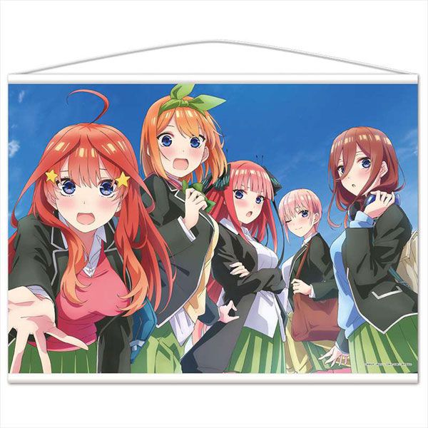 五等分的新娘: 日版「一花+ 二乃+ 三玖+ 四葉+ 五月」校服Ver. B2 掛布