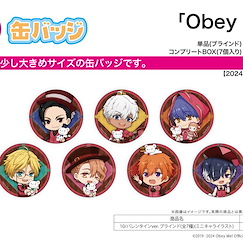 Obey Me！ 收藏徽章 10 情人節 Ver. (Mini Character) (7 個入) Can Badge 10 Valentine Ver. (Mini Character Illustration) (7 Pieces)【Obey Me!】
