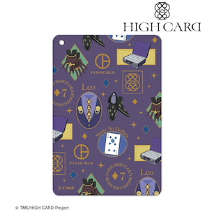 HIGH CARD 「雷歐」皮革證件套 Leo Constantine Pinochle Motif Pattern 1 Pocket Pass Case【HIGH CARD】