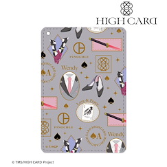 HIGH CARD 「溫蒂」皮革證件套 Wendy Sato Motif Pattern 1 Pocket Pass Case【HIGH CARD】