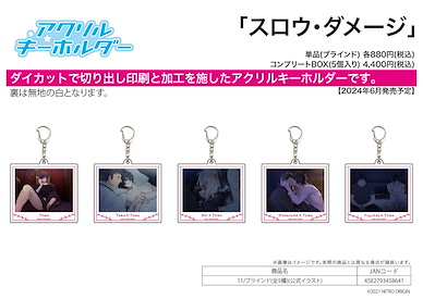 Slow Damage (Nitro+CHiRAL) 亞克力匙扣 11 (5 個入) Acrylic Key Chain 11 Official Illustration (5 Pieces)【Slow Damage】