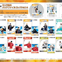 排球少年!! 金屬貼紙 + 透明套 Box A (10 個入) Chara-Bae Clear File Collection A【Haikyu!!】