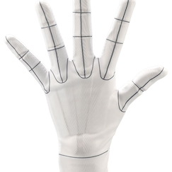 未分類 ARTIST SUPPORT ITEM 手掌模型 專用手套 線框稿 L -Wireframe- Artist Support Item Hand Model Glove/L -Wireframe-
