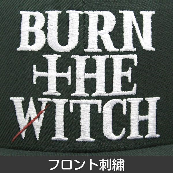 龍與魔女 : 日版 「BURN THE WITCH」刺繡 Cap帽