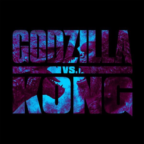 電影系列 : 日版 (細碼)「GODZILLA VS. KONG」黑色 T-Shirt