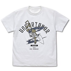 86－不存在的戰區－ : 日版 (大碼)「UNDERTAKER」標誌 白色 T-Shirt