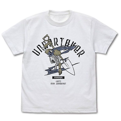 86－不存在的戰區－ (細碼)「UNDERTAKER」標誌 白色 T-Shirt [Undertaker] Personal Mark T-Shirt /WHITE-S【86 -Eighty Six-】