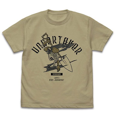 86－不存在的戰區－ (大碼)「UNDERTAKER」標誌 深卡其色 T-Shirt [Undertaker] Personal Mark T-Shirt /SAND KHAKI-L【86 -Eighty Six-】