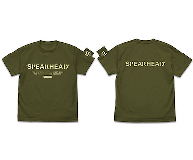 86－不存在的戰區－ (大碼)「先鋒部隊」墨綠色 T-Shirt Spearhead Squad T-Shirt /MOSS-L【86 -Eighty Six-】
