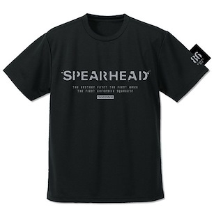 86－不存在的戰區－ (大碼)「先鋒部隊」吸汗快乾 黑色 T-Shirt Spearhead Squad Dry T-Shirt /BLACK-L【86 -Eighty Six-】
