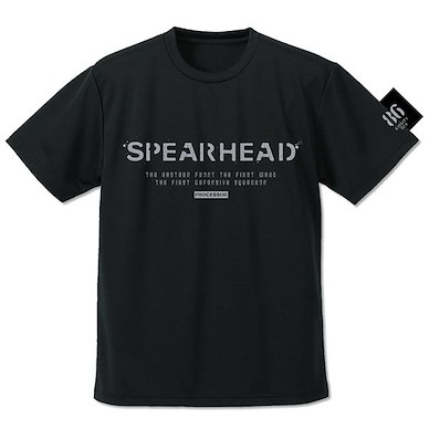 86－不存在的戰區－ (細碼)「先鋒部隊」吸汗快乾 黑色 T-Shirt Spearhead Squad Dry T-Shirt /BLACK-S【86 -Eighty Six-】