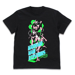 新世紀福音戰士 : 日版 (細碼)「真希波 + 8號機」黑色 T-Shirt